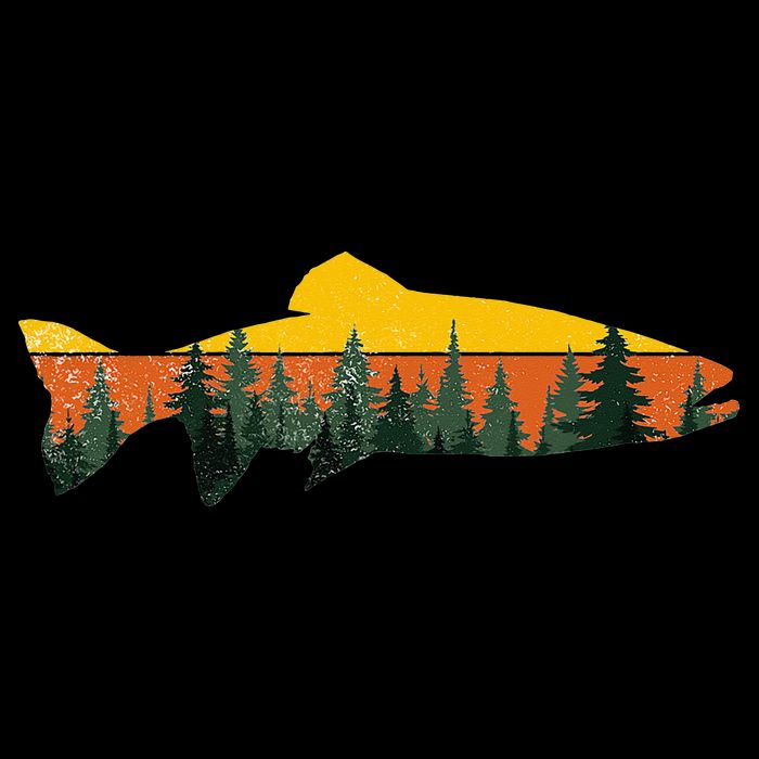 Trout Fly Fishing Outdoor Forest Nature Wildlife Fisherman Baby Bodysuit