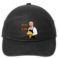 Trump Fast Food Put The Fries In The Bag 2024 7-Panel Snapback Hat
