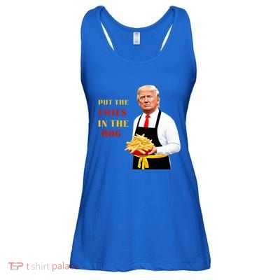Trump Fast Food Put The Fries In The Bag 2024 Ladies Essential Flowy Tank