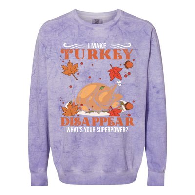 Thanksgiving Fall Funny Roasted Turkey I Like It Moist Meaningful Gift Colorblast Crewneck Sweatshirt