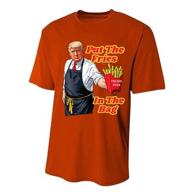 Trump Fast Food Put The Fries In The Bag 2024 Performance Sprint T-Shirt