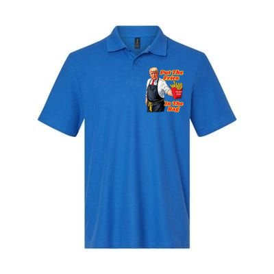 Trump Fast Food Put The Fries In The Bag 2024 Softstyle Adult Sport Polo