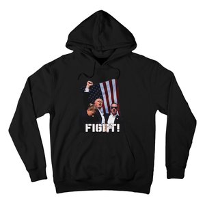 Trump Fighting For Supporters And Americans Hoodie