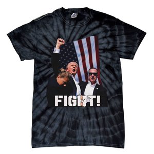 Trump Fighting For Supporters And Americans Tie-Dye T-Shirt