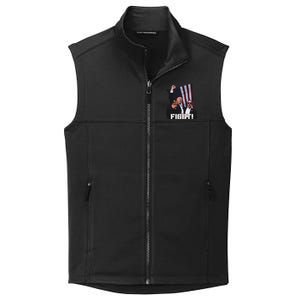 Trump Fighting For Supporters And Americans Collective Smooth Fleece Vest