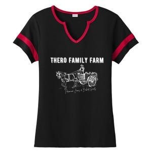 Thero Family Farm Premium Jams And Baked Goods Ladies Halftime Notch Neck Tee