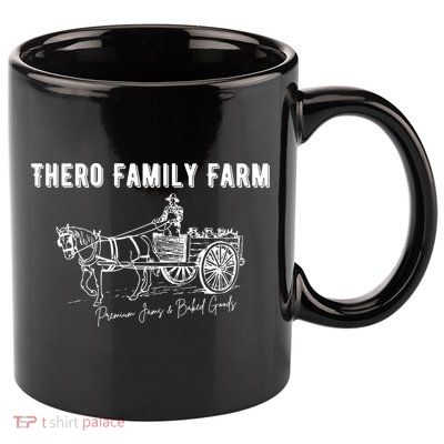 Thero Family Farm Premium Jams And Baked Goods 11oz C Handle Ceramic Mug