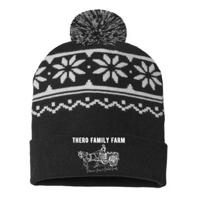 Thero Family Farm Premium Jams And Baked Goods USA-Made Snowflake Beanie