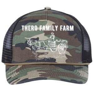 Thero Family Farm Premium Jams And Baked Goods Retro Rope Trucker Hat Cap