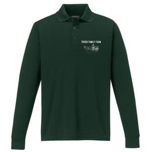 Thero Family Farm Premium Jams And Baked Goods Performance Long Sleeve Polo