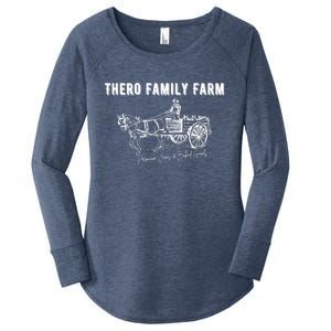 Thero Family Farm Premium Jams And Baked Goods Women's Perfect Tri Tunic Long Sleeve Shirt