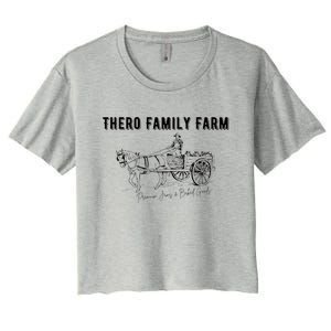 Thero Family Farm Premium Jams And Baked Goods Women's Crop Top Tee