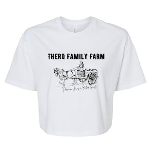 Thero Family Farm Premium Jams And Baked Goods Bella+Canvas Jersey Crop Tee