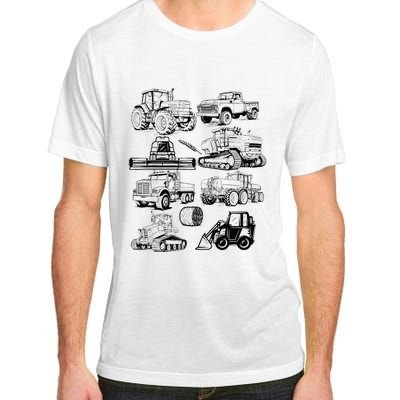 Tractor Farmer Farming Farm Trucks Adult ChromaSoft Performance T-Shirt