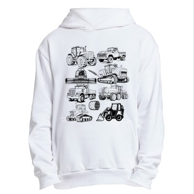 Tractor Farmer Farming Farm Trucks Urban Pullover Hoodie