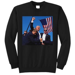 Trump Fight Fist 2024 Strong Support Sweatshirt