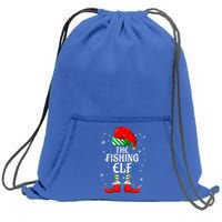 The Fishing Family Matching Group Christmas Gift Sweatshirt Cinch Pack Bag