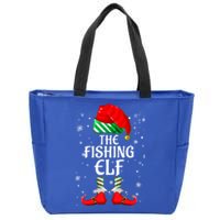 The Fishing Family Matching Group Christmas Gift Zip Tote Bag