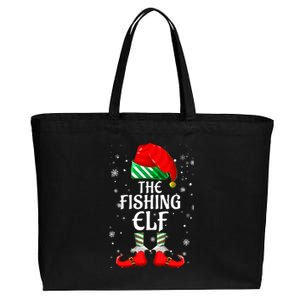 The Fishing Family Matching Group Christmas Gift Cotton Canvas Jumbo Tote