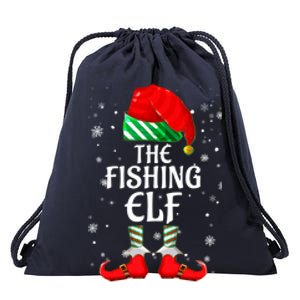 The Fishing Family Matching Group Christmas Gift Drawstring Bag