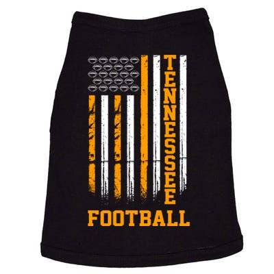 Tennessee Football Fan American Flag Doggie Tank