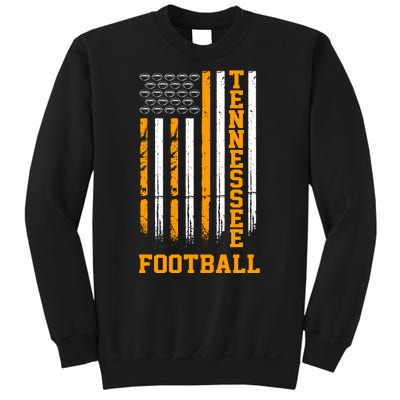 Tennessee Football Fan American Flag Sweatshirt