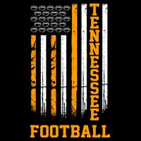 Tennessee Football Fan American Flag Tank Top
