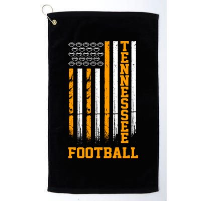 Tennessee Football Fan American Flag Golf Towel