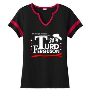 Turd Ferguson For President 2024 Ladies Halftime Notch Neck Tee