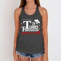 Turd Ferguson For President 2024 Women's Knotted Racerback Tank