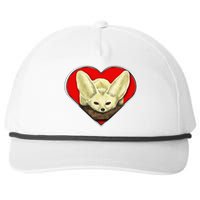 Tiny Fennec Fox Snapback Five-Panel Rope Hat