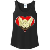 Tiny Fennec Fox Ladies Essential Tank