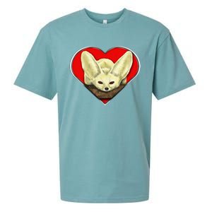 Tiny Fennec Fox Sueded Cloud Jersey T-Shirt