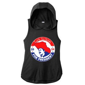 Turd Ferguson For President 2024 Ladies PosiCharge Tri-Blend Wicking Draft Hoodie Tank