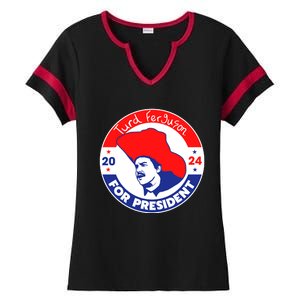 Turd Ferguson For President 2024 Ladies Halftime Notch Neck Tee