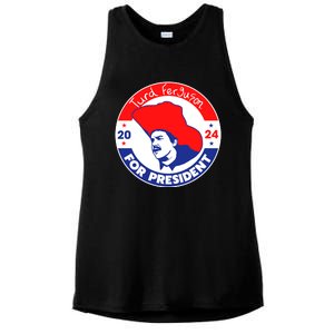 Turd Ferguson For President 2024 Ladies PosiCharge Tri-Blend Wicking Tank