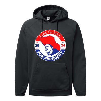 Turd Ferguson For President 2024 Performance Fleece Hoodie