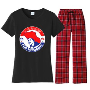 Turd Ferguson For President 2024 Women's Flannel Pajama Set