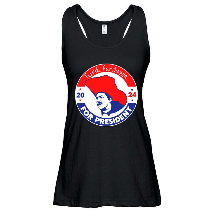 Turd Ferguson For President 2024 Ladies Essential Flowy Tank