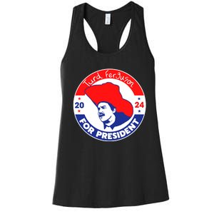 Turd Ferguson For President 2024 Women's Racerback Tank