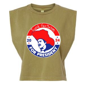 Turd Ferguson For President 2024 Garment-Dyed Women's Muscle Tee