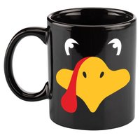Turkey Face Funny Thanksgiving 11oz C Handle Ceramic Mug