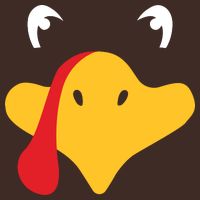 Turkey Face Funny Thanksgiving Cooling Performance Crew T-Shirt