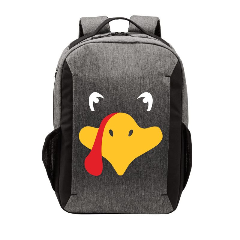 Turkey Face Funny Thanksgiving Vector Backpack