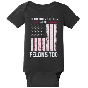 The Founding Fathers Were Felons Too Baby Bodysuit