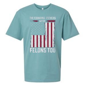 The Founding Fathers Were Felons Too Sueded Cloud Jersey T-Shirt