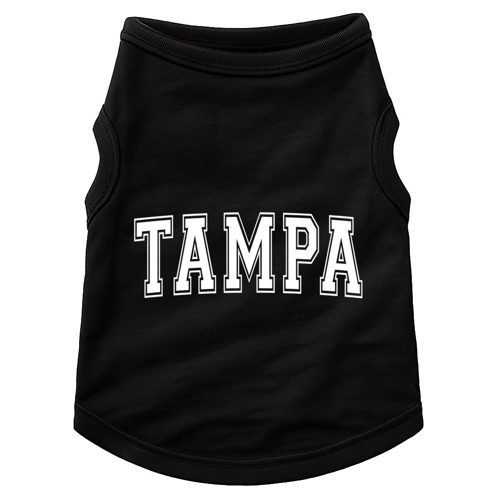 Tampa Fl Florida Usa Vintage Sports Varsity Style Gift Doggie Tank