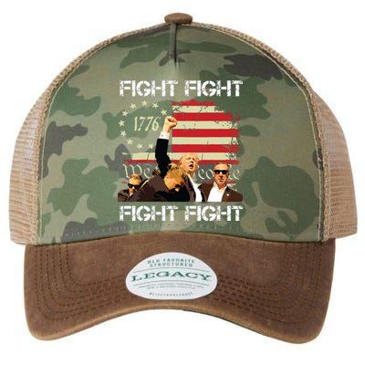 Trump Fight Fight Fight Legacy Tie Dye Trucker Hat