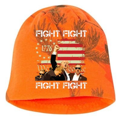 Trump Fight Fight Fight Kati - Camo Knit Beanie