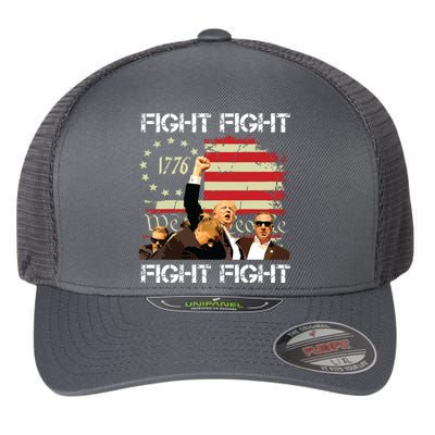 Trump Fight Fight Fight Flexfit Unipanel Trucker Cap